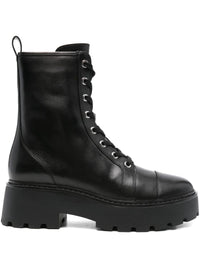 Michael Kors Black Leather Ankle Boots