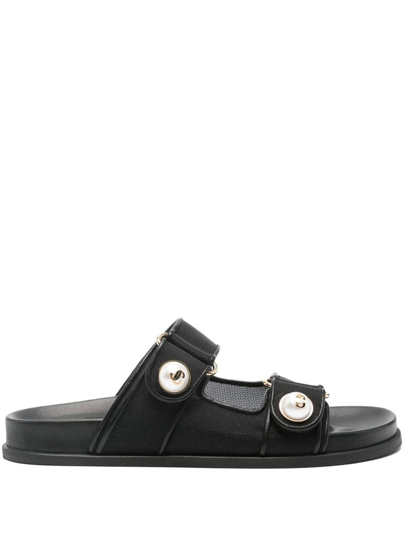 Jimmy Choo Fayence Patent Leather Sandals