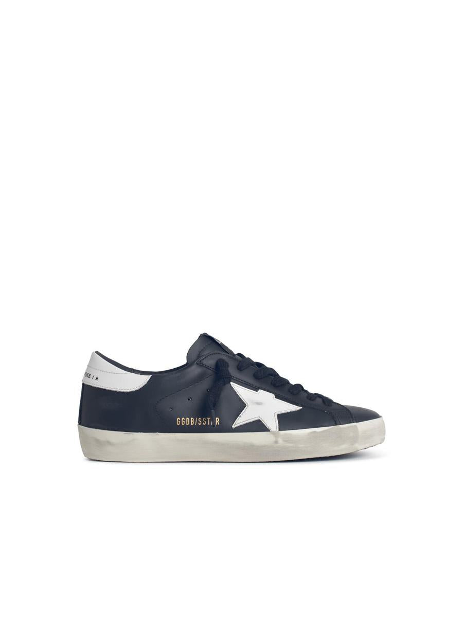Golden Goose 'Super-Star Classic' Black Leather Sneakers