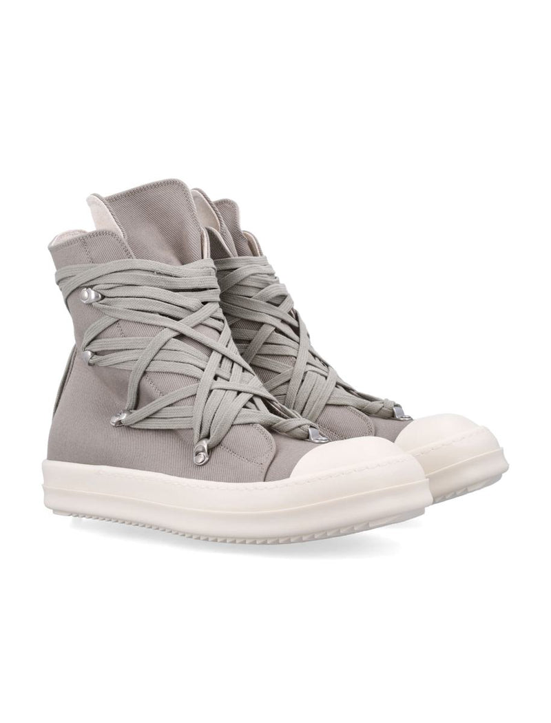 Rick Owens Drkshdw Megalace Sneaks In Overdyed Denim