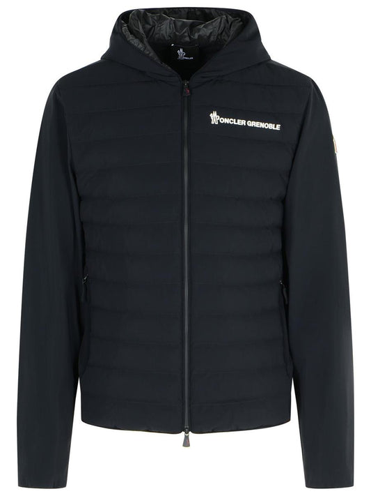 Moncler Grenoble Black Polyamide Blend Jacket