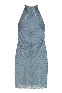 Ralph Lauren Halter Sequin Mini-Dress