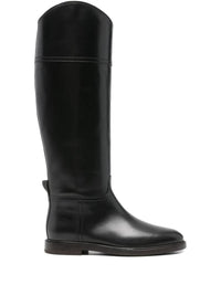 Brunello Cucinelli Leather High Riding Boots Shoes