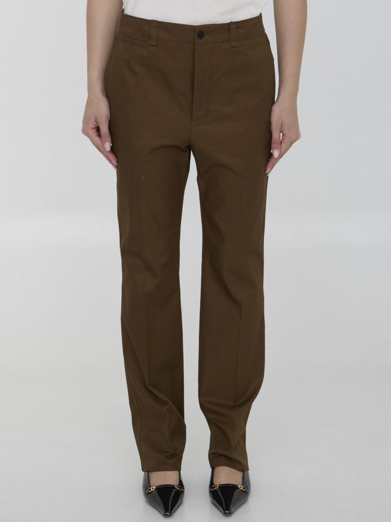 Pants In Cotton Twill