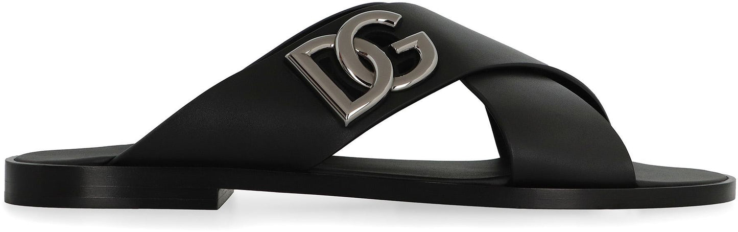 Dolce & Gabbana Leather Sandals