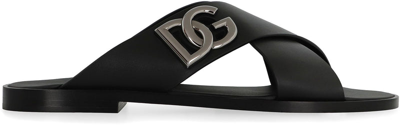 Dolce & Gabbana Leather Sandals