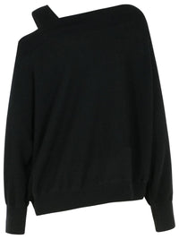 Colorush 'Margot' Black Cashmere Sweater