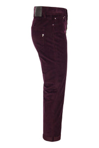 Dondup Koons Loose-Fitting Velvet Trousers