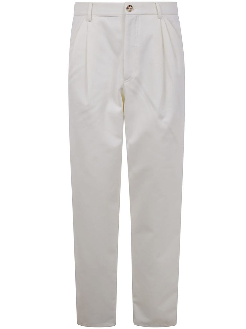 Brunello Cucinelli Double Piences Chino Trousers Clothing