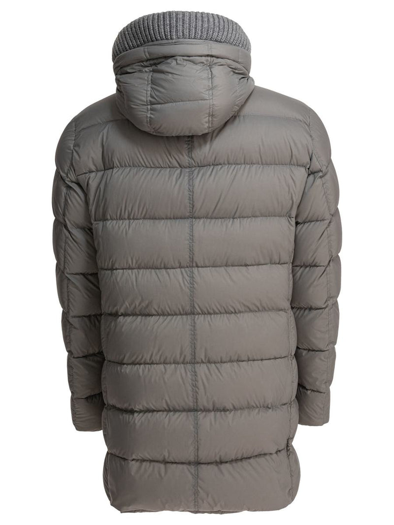 Herno Long Down Jacket With Hood