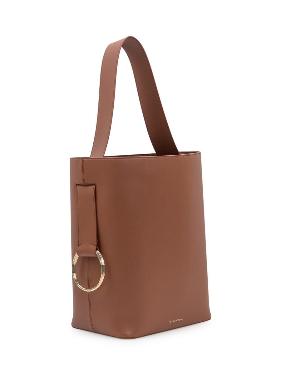 Victoria Beckham Victoria Beckham Dia Bucket Bag In Brown Leather