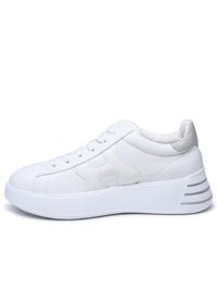 Hogan White Leather Rebel Sneakers