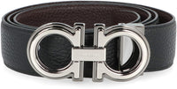 Salvatore Ferragamo Gancini Reversible Leather Belt