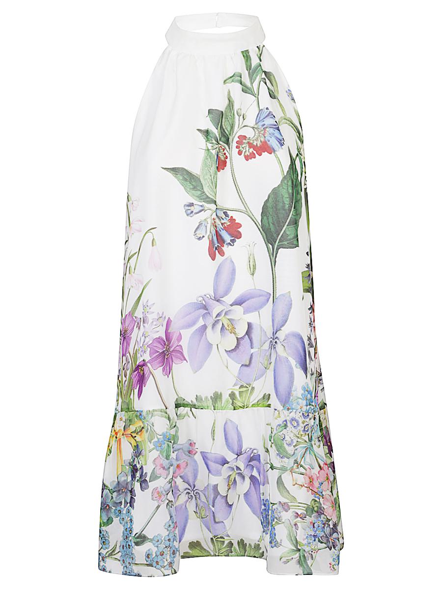 St. Piece Of London Bonnie Printed Silk Dress