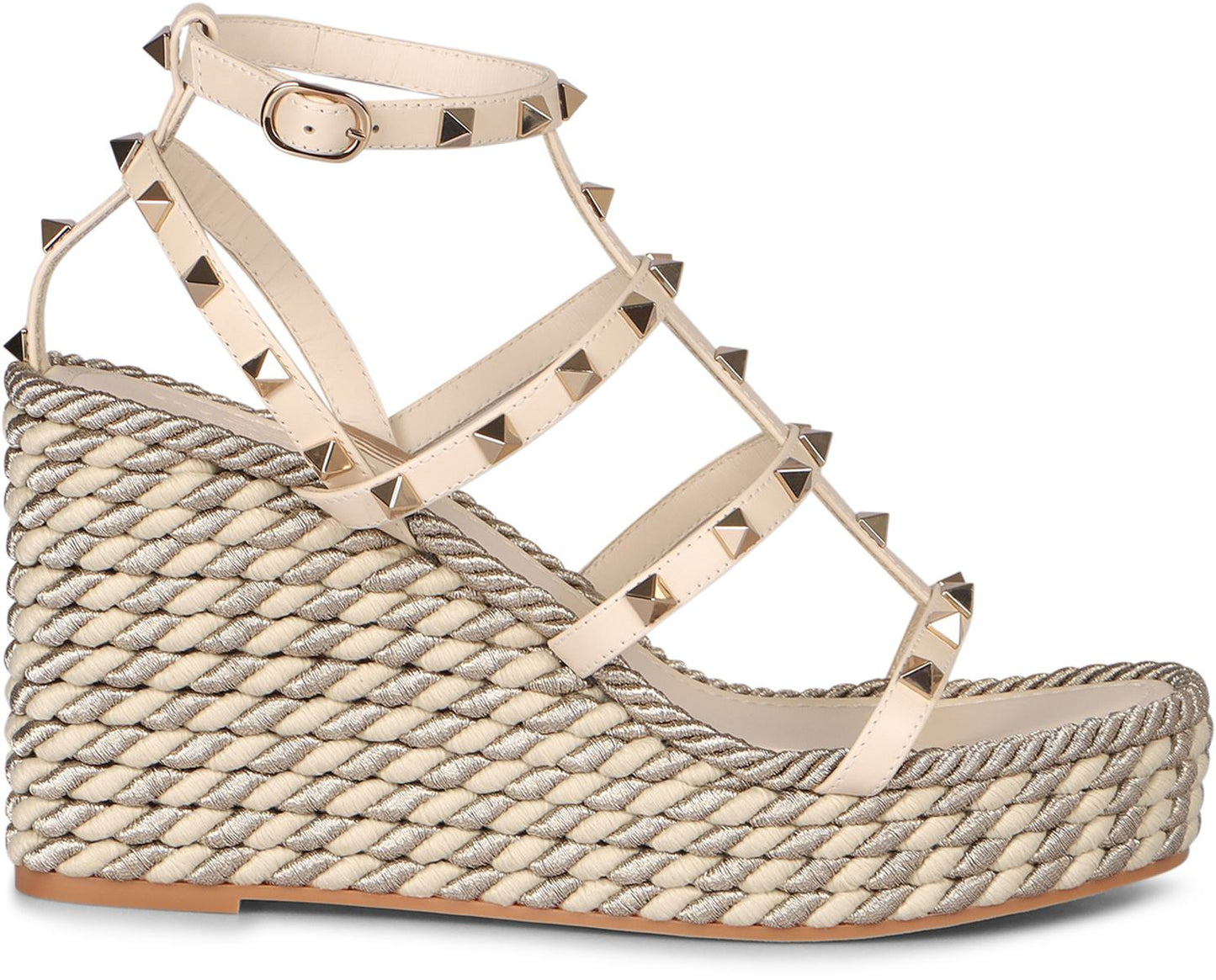 Valentino Garavani Rockstud Leather Wedges