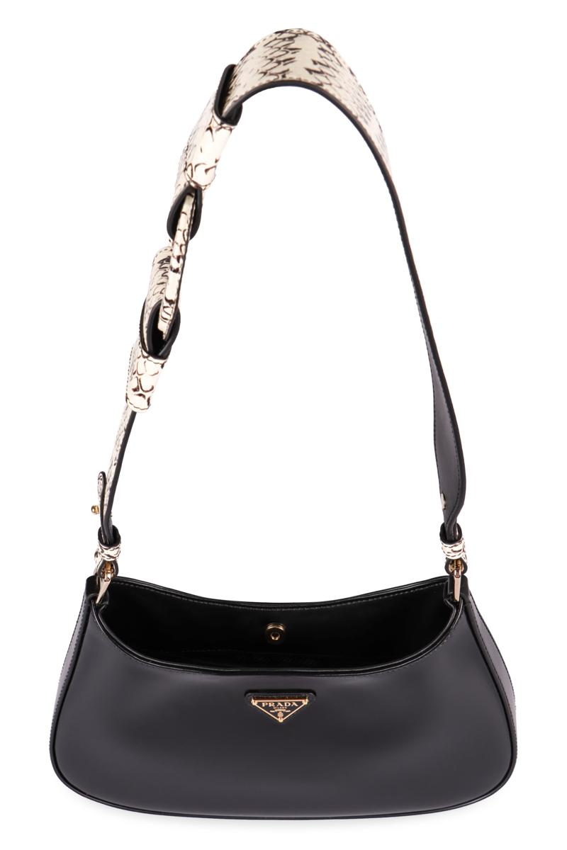 Prada Prada Cleo Leather Shoulder Bag
