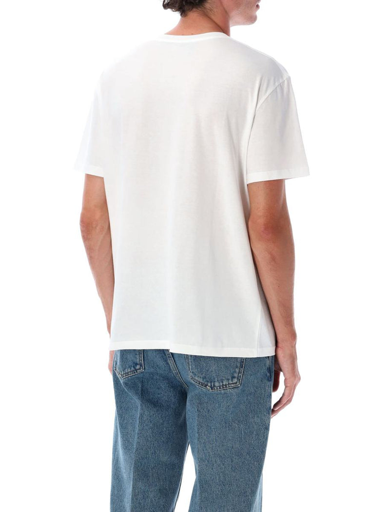 Valentino Garavani Cotton T-Shirt With Vlogo Patch