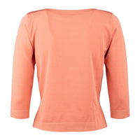 Roberto Collina Salmon Boat Neck Sweater