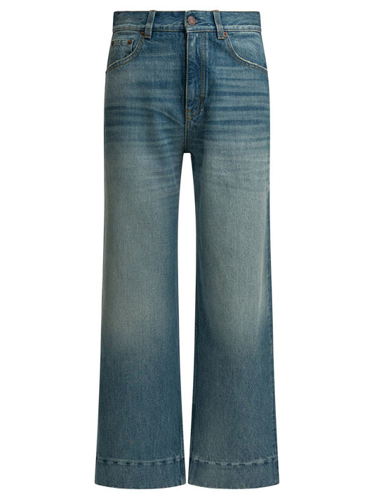 Chloé Short Wide Leg Jeans