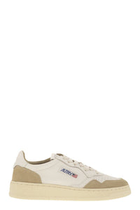 Autry Medalist Low - Two-Tone Leather Sneakers
