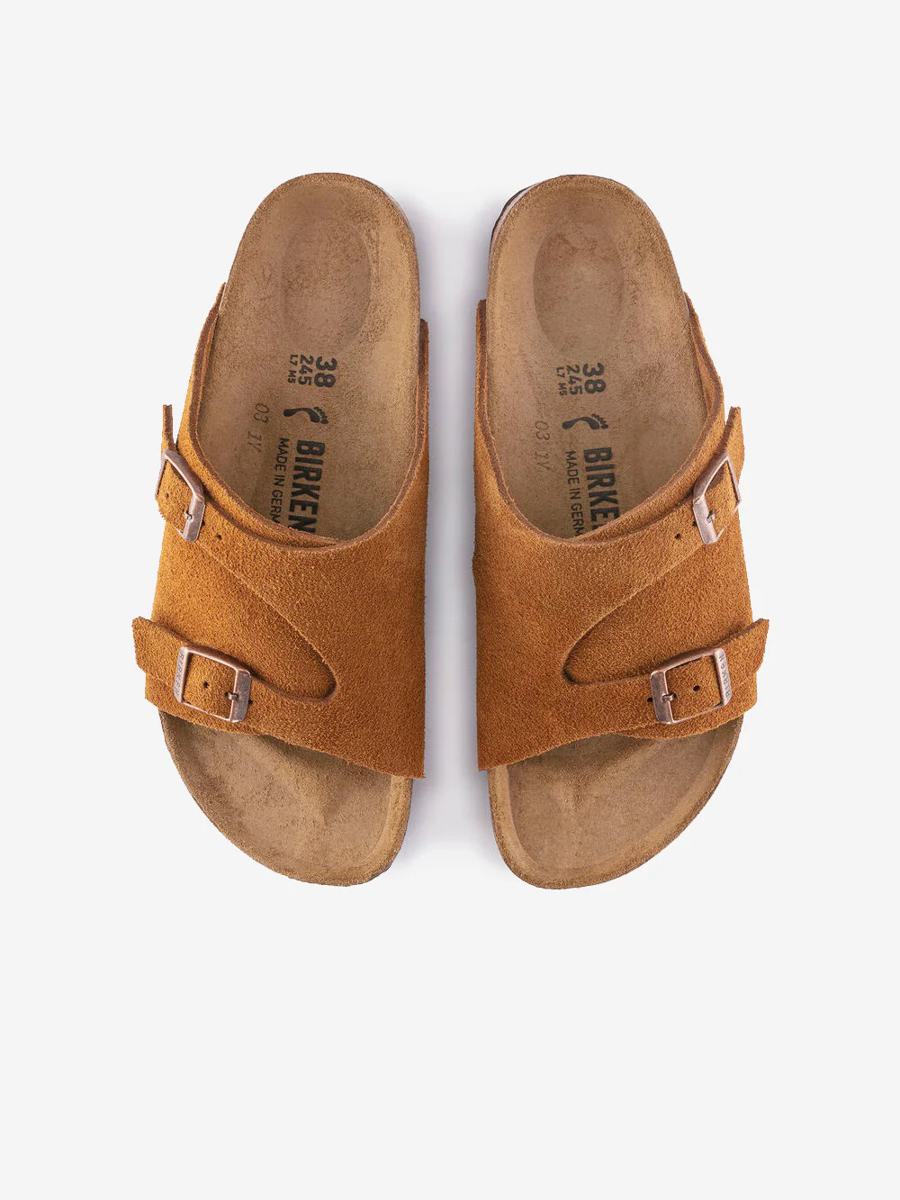Birkenstock Zürich Mink, Suede Leather Shoes