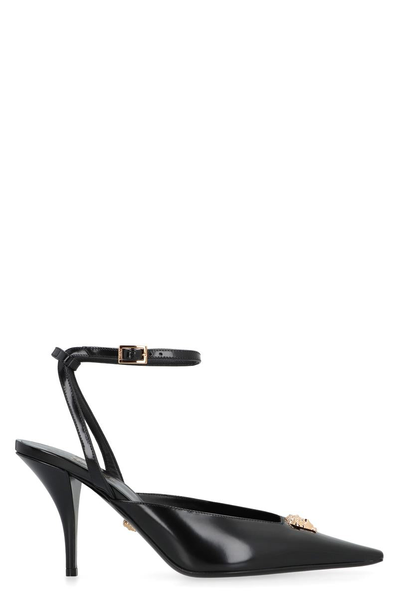 Versace Leather Slingback Pumps