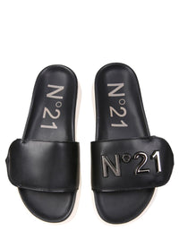 N°21 Slide Sandals With Logo