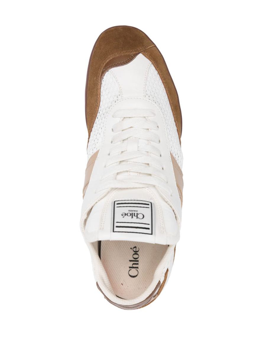 Chloé Chloé Kick Suede And Recycled Tissue Sneakers