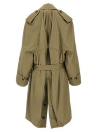 Balenciaga 'Draped Neck' Trench Coat