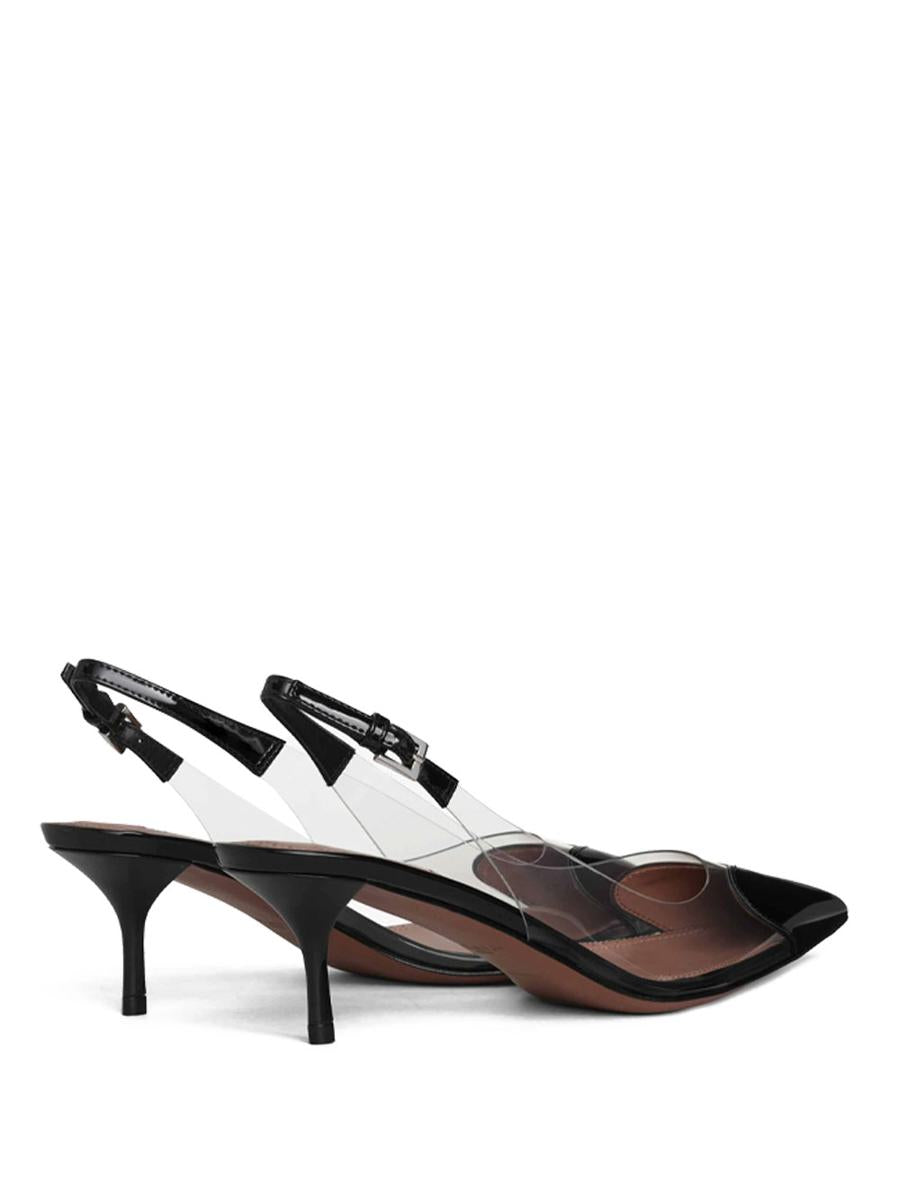 Alaïa Le Cœur Slingbacks In Patent Leather Shoes