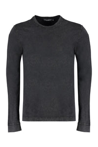 Dolce & Gabbana Long Sleeve Cotton T-Shirt