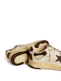 Golden Goose Forty2 Leather Upper Heel And Spur Suede Toe Rubber Star
