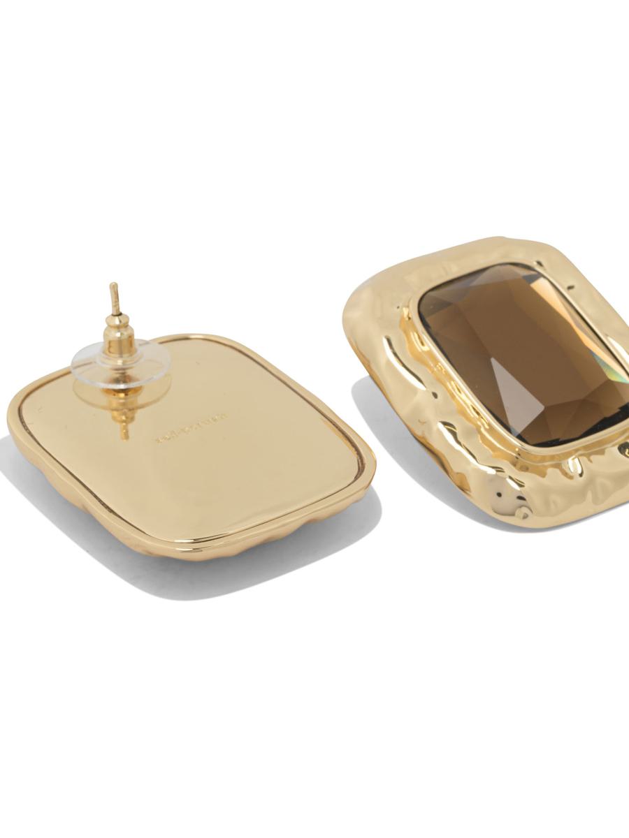 Self-Portrait Amber Earrings