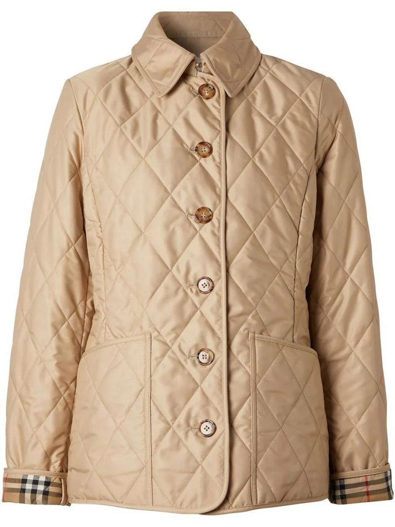 Burberry Diamond-Quilted Jacket