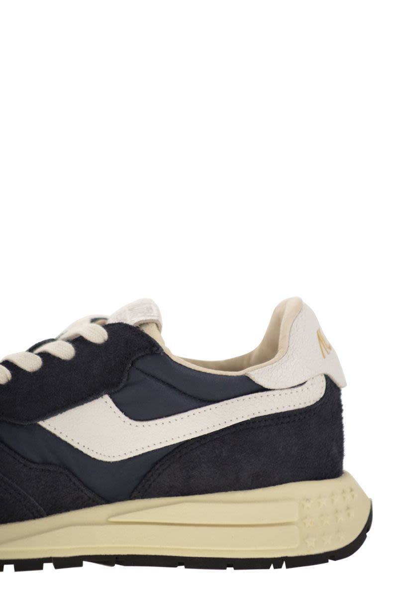 Autry Reelwind - Suede And Technical Textile Trainer