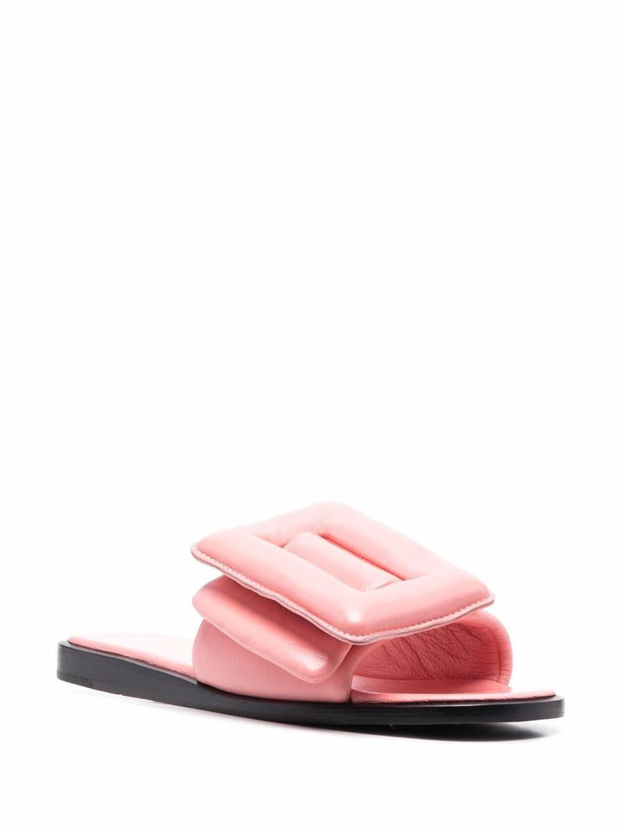 Boyy Puffy Leather Sandals