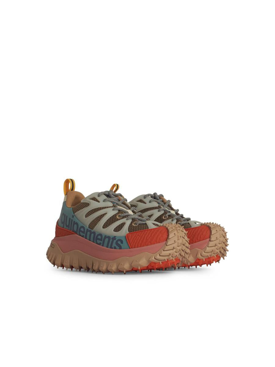 Moncler 'Trailgrip' Multicolor Leather Blend Sneakers