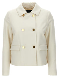 Kiton Cropped Double-Breasted Jacket