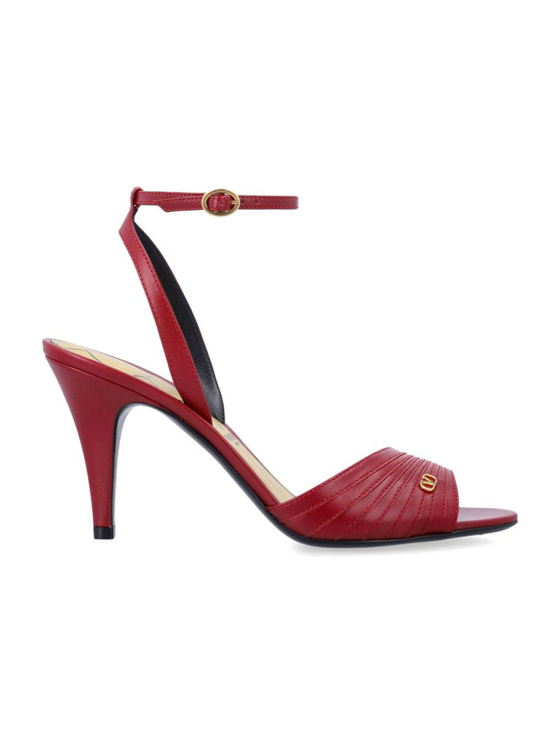 Valentino Garavani Ladycrush Kidskin Sandal