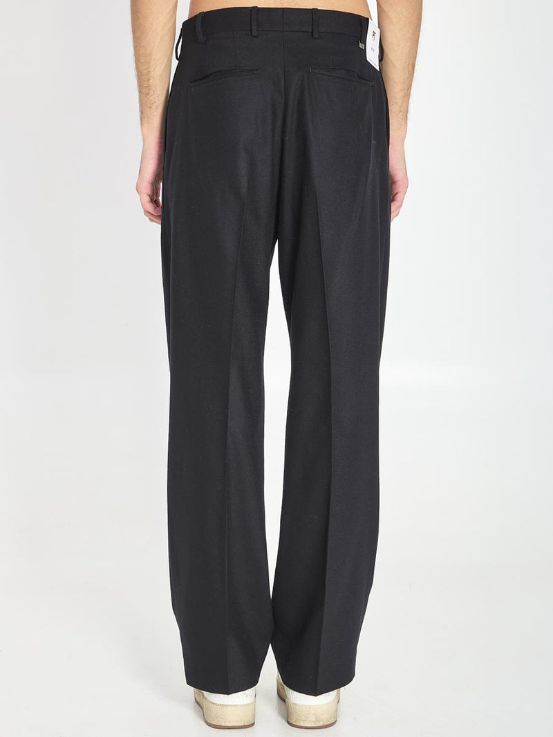 Wool And Cashmere Trousers