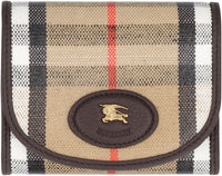 Burberry Highlands Coated Canvas Wallet