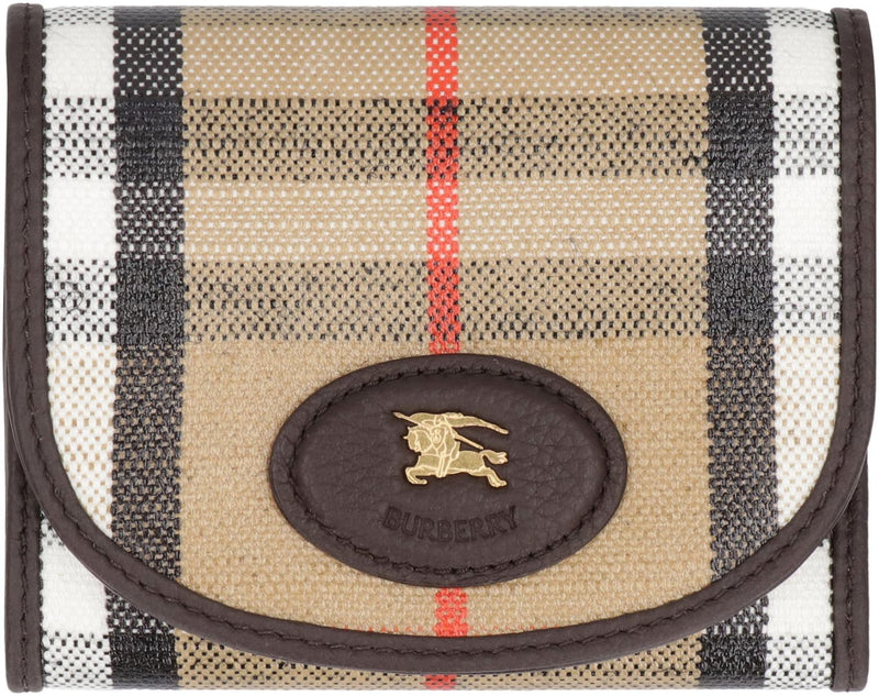 Burberry Highlands Coated Canvas Wallet
