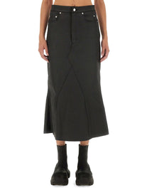 Rick Owens Denim Skirt