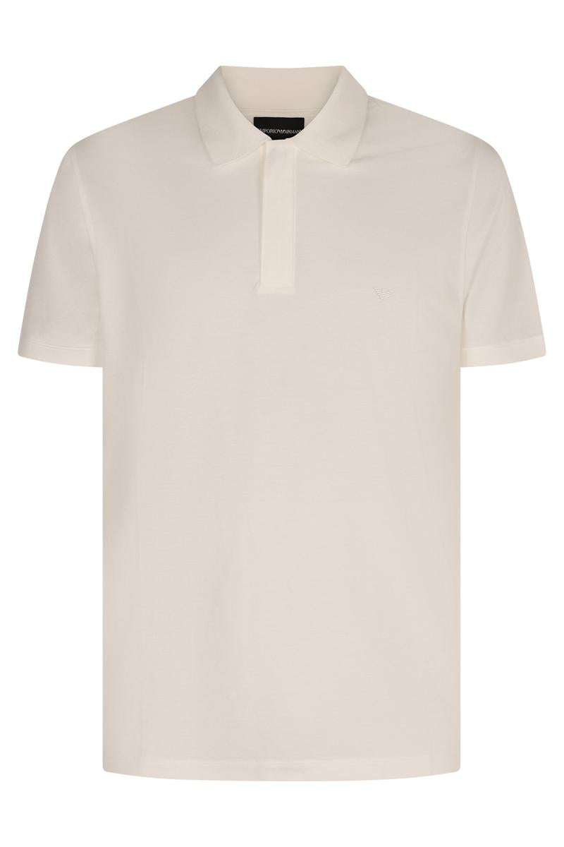 Emporio Armani Knitted Cotton Polo Shirt