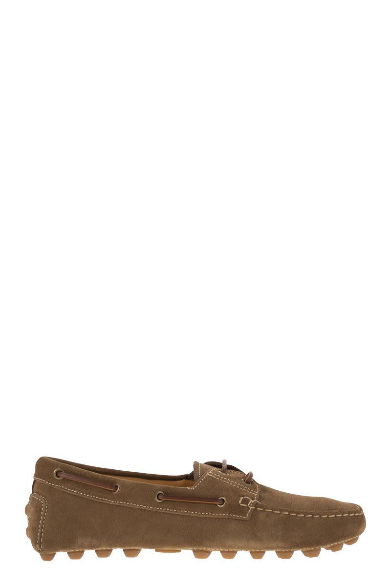 Tod'S Rubber Bubble Suede Boat