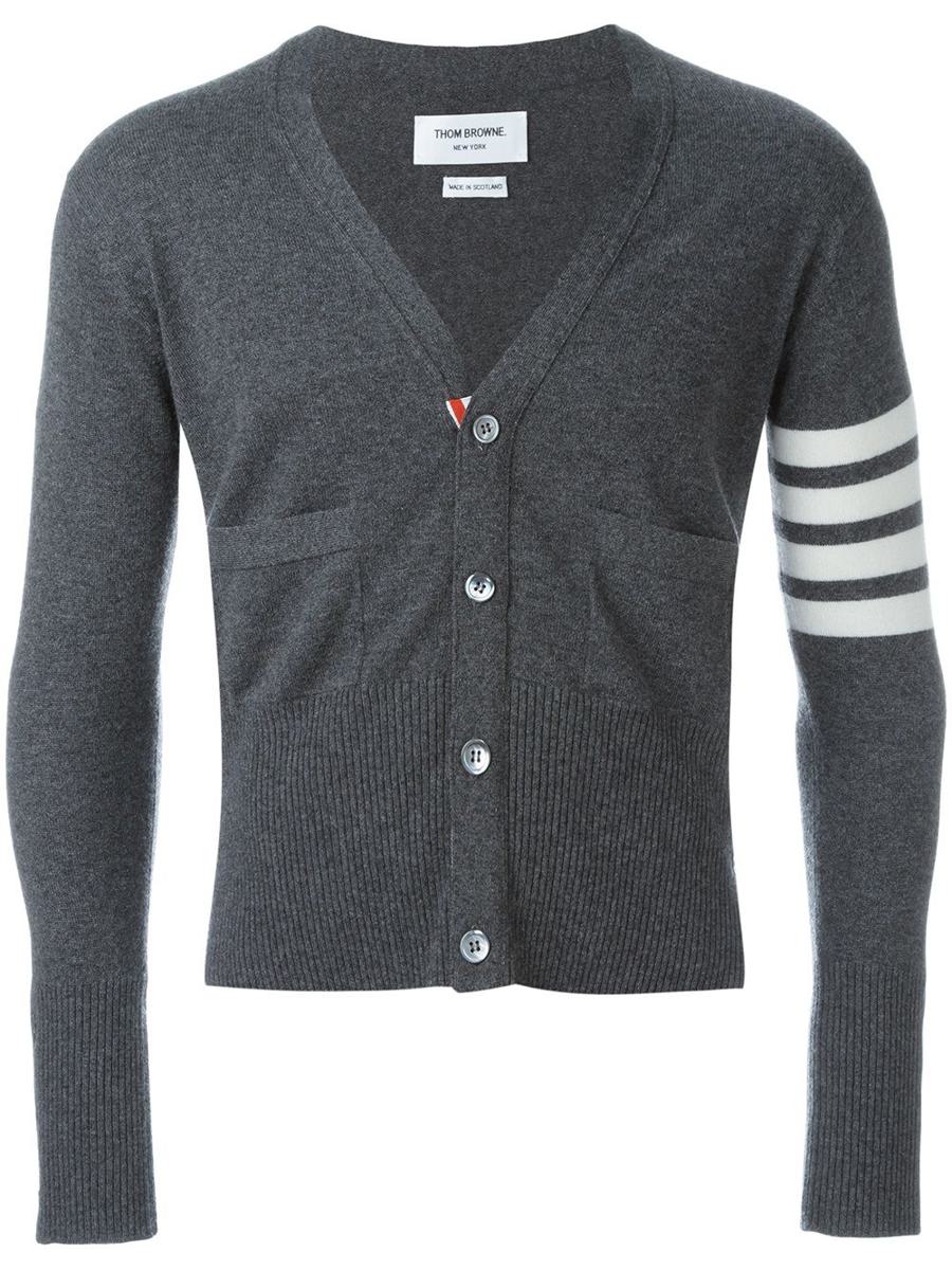 Thom Browne 4Bar Cashmere Cardigan