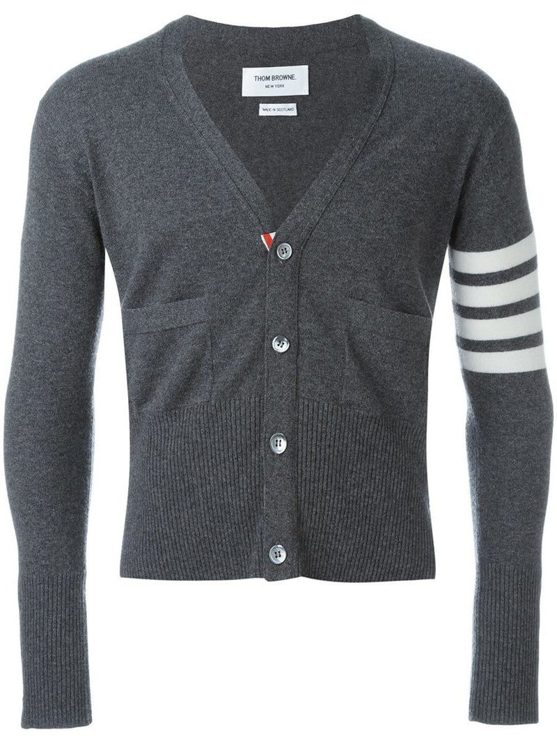 Thom Browne 4Bar Cashmere Cardigan