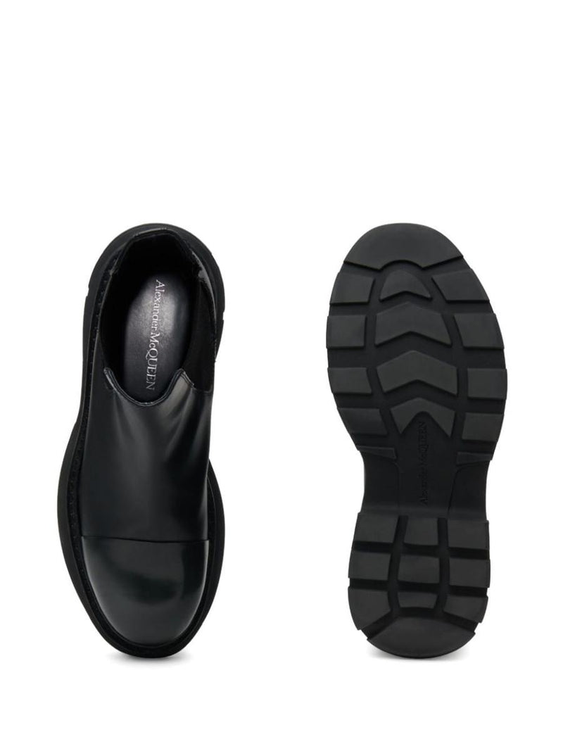 Alexander McQueen Leather Chelsea Boots