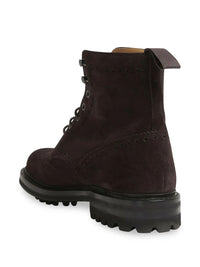 Church'S Brogue Details Suede Ankle Boots Shoes