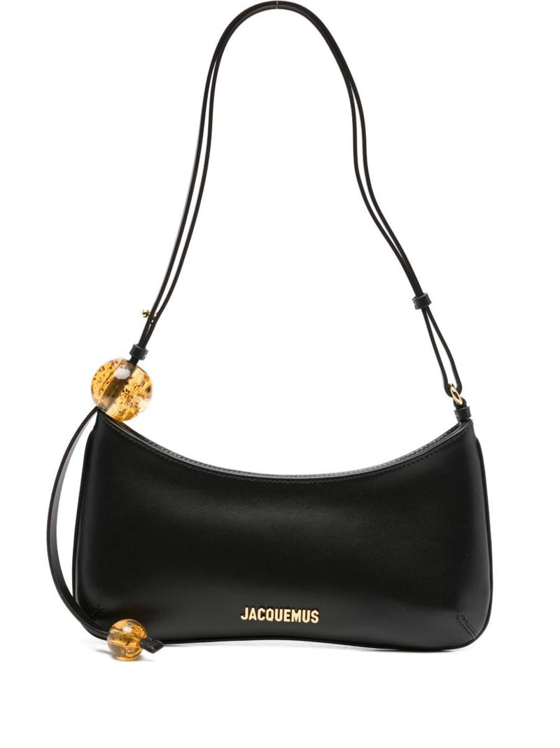 Jacquemus Le Bisou Perle Leather Shoulder Bag